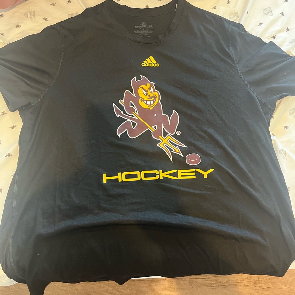 Men’s Adidas Arizona State Hockey Creator Tee Size XL